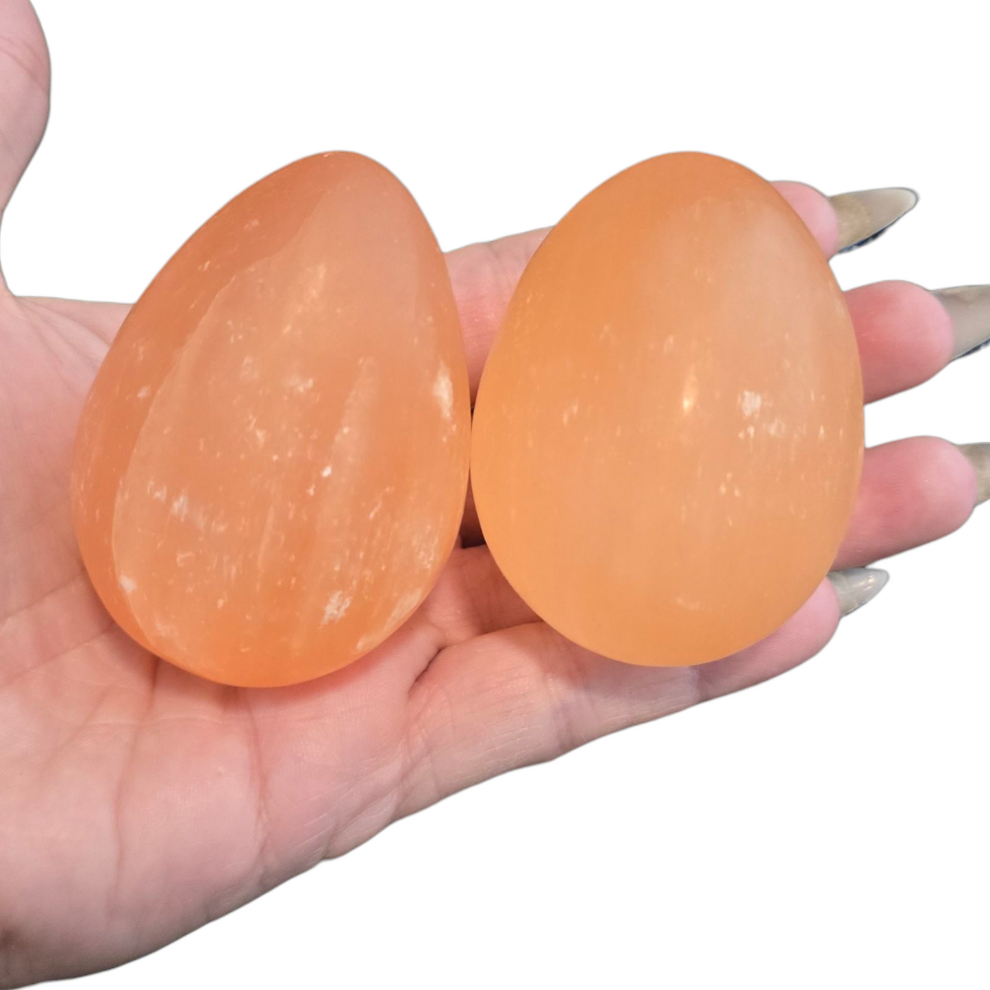 Red Selenite Egg