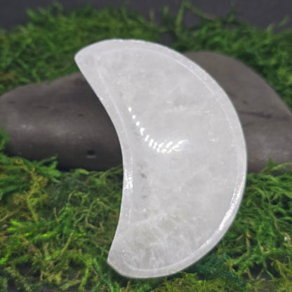Selenite Moon Charging Offering Bowl 4"
