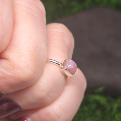 Pink Opal s925 Ring sz5