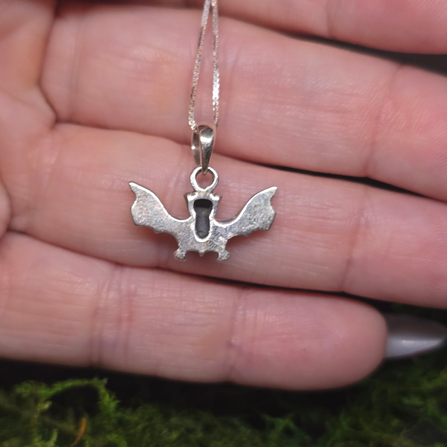 Bat s925 Necklace | 20" Sterling Silver Chain