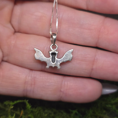 Bat s925 Necklace | 20" Sterling Silver Chain