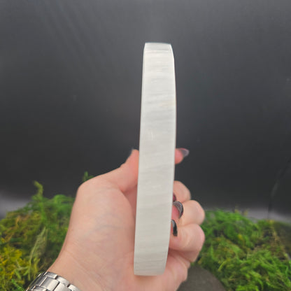 Selenite Tree of Life Decorative Plate (5.5")