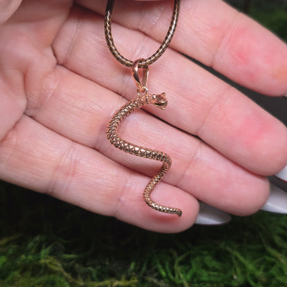 Copper Snake Necklace