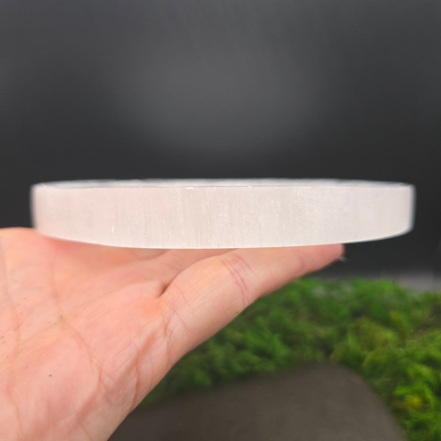 Selenite Tree of Life Decorative Plate (5.5")