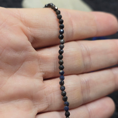 Sapphire High Quality Bead Strand | 3mm | High Quality