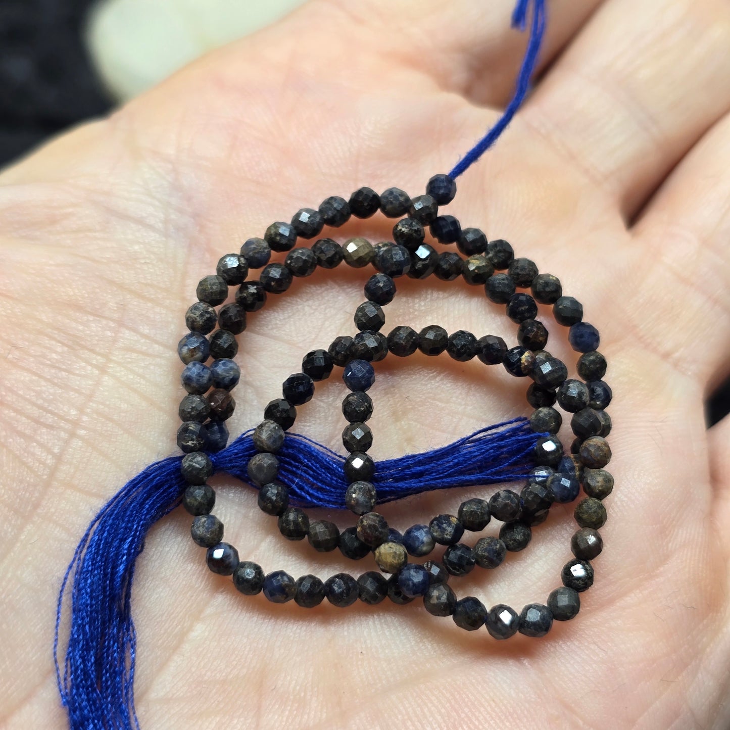 Sapphire High Quality Bead Strand | 3mm | High Quality