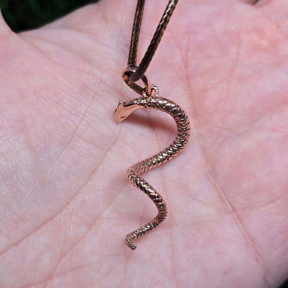 Copper Snake Necklace