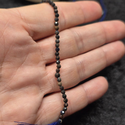 Sapphire High Quality Bead Strand | 3mm | High Quality