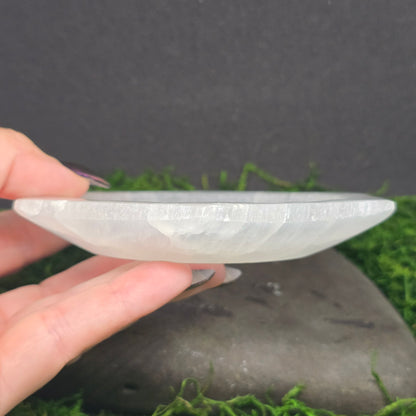 Selenite Hexagon Decorative Bowl (5")