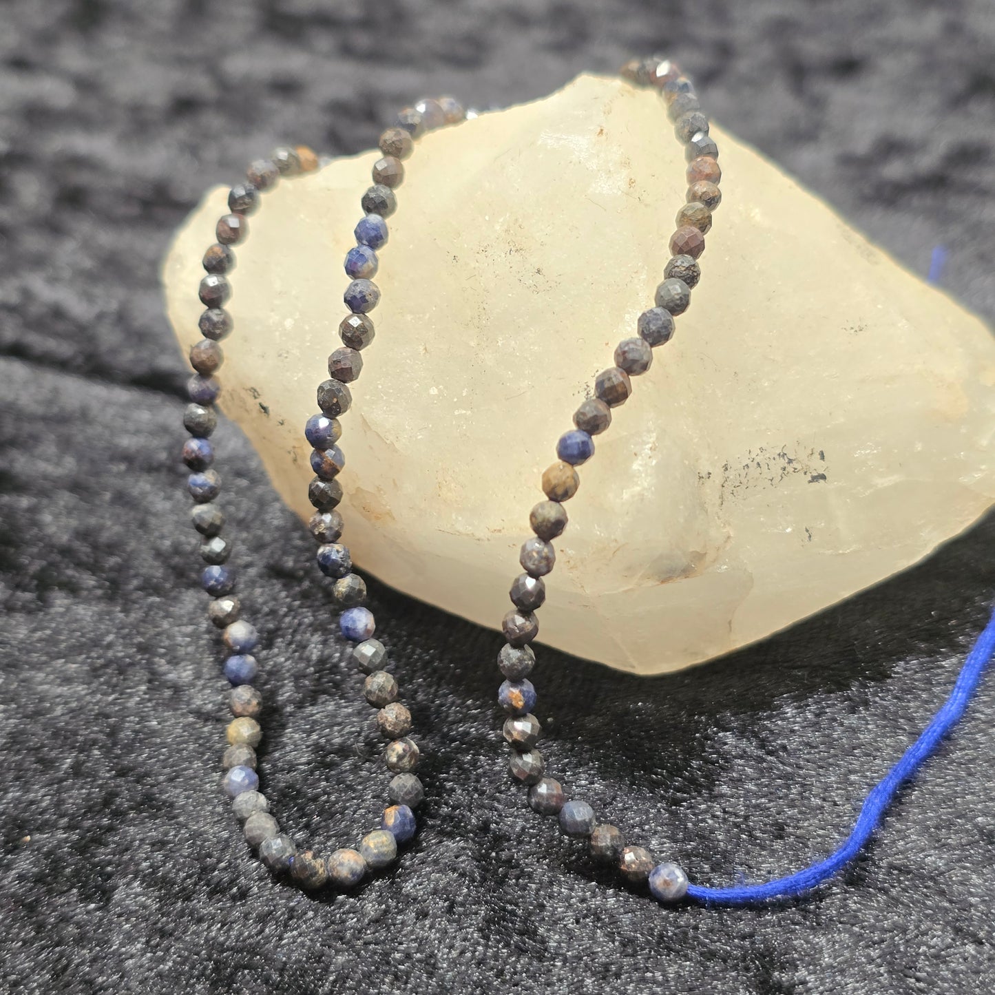 Sapphire High Quality Bead Strand | 3mm | High Quality