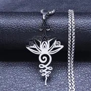 Yoga Lotus Necklace