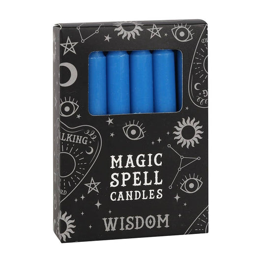 Blue 'Wisdom' Magic Spell Candles