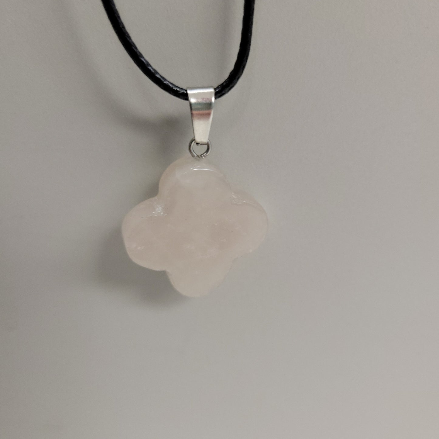 Crystal Clover Pendant Necklaces