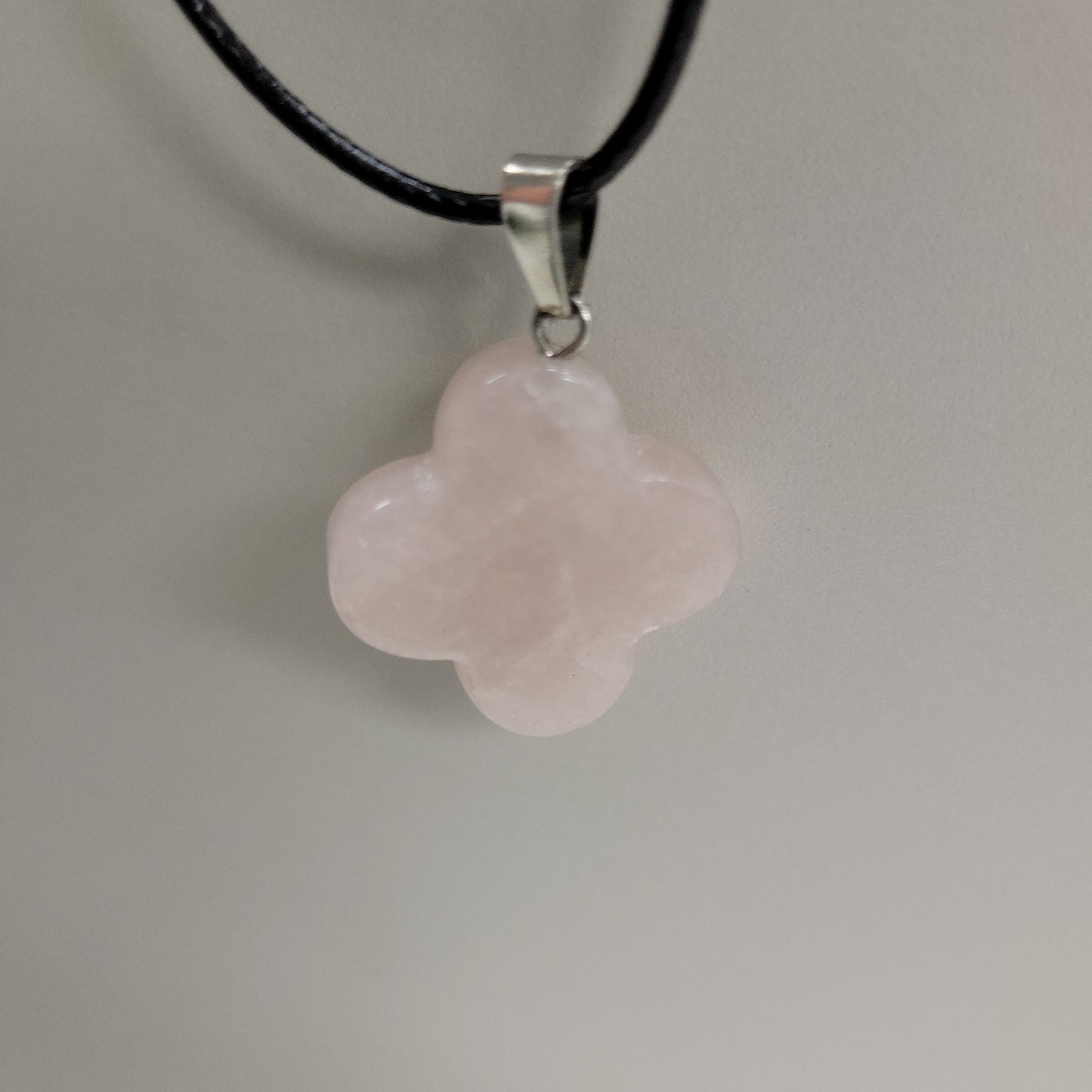 Crystal Clover Pendant Necklaces