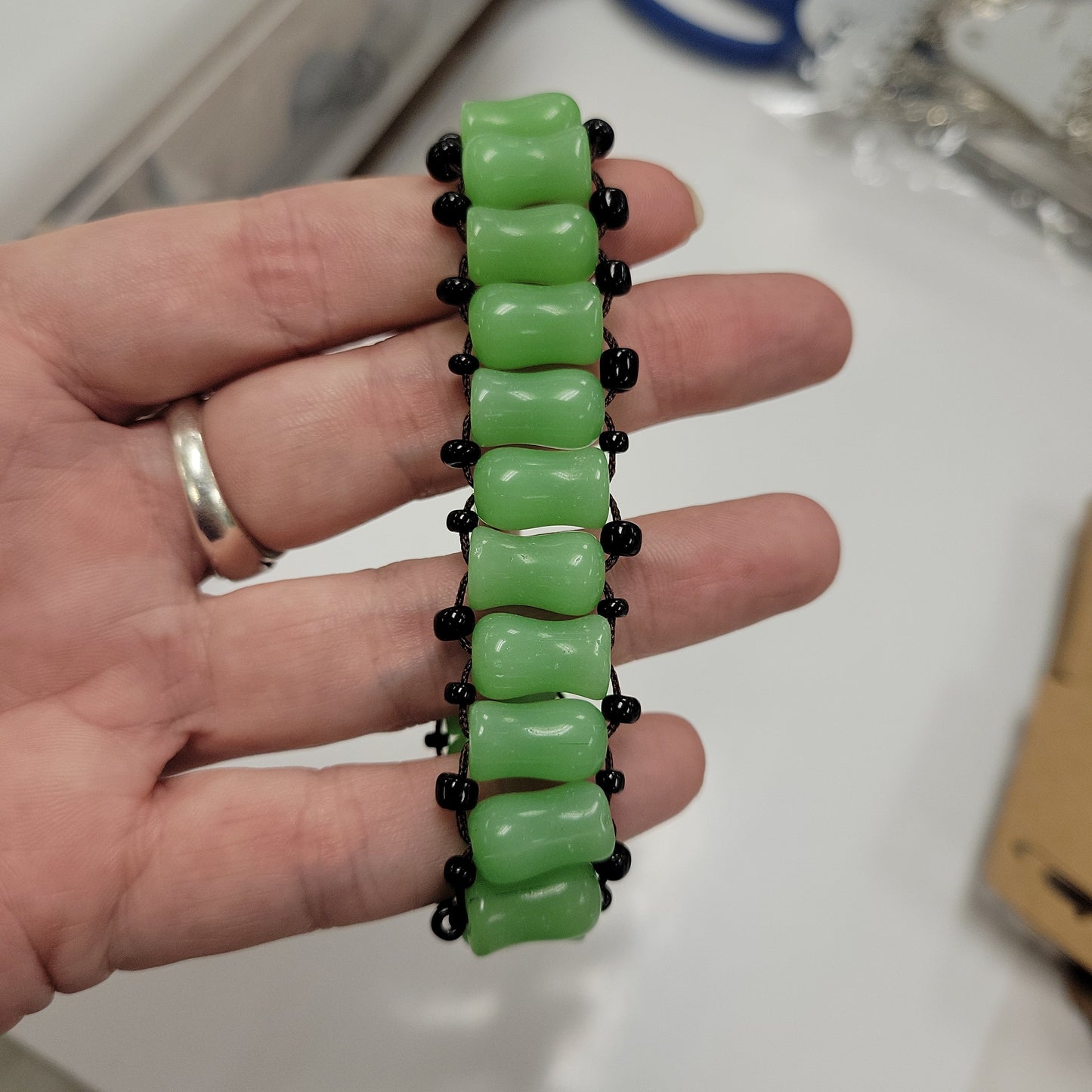 Jade Adjustable Bracelet