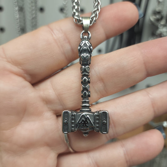 Nordic Viking Norse Hammer Necklace