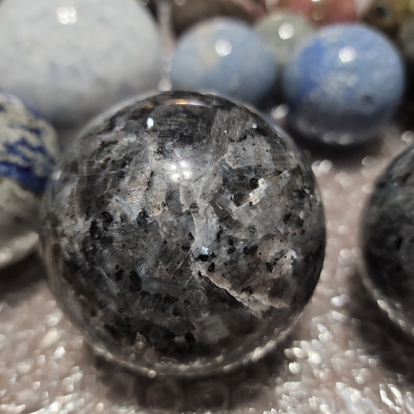 Larvikite Spheres