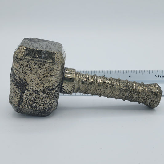 Pyrite Norse Hammer