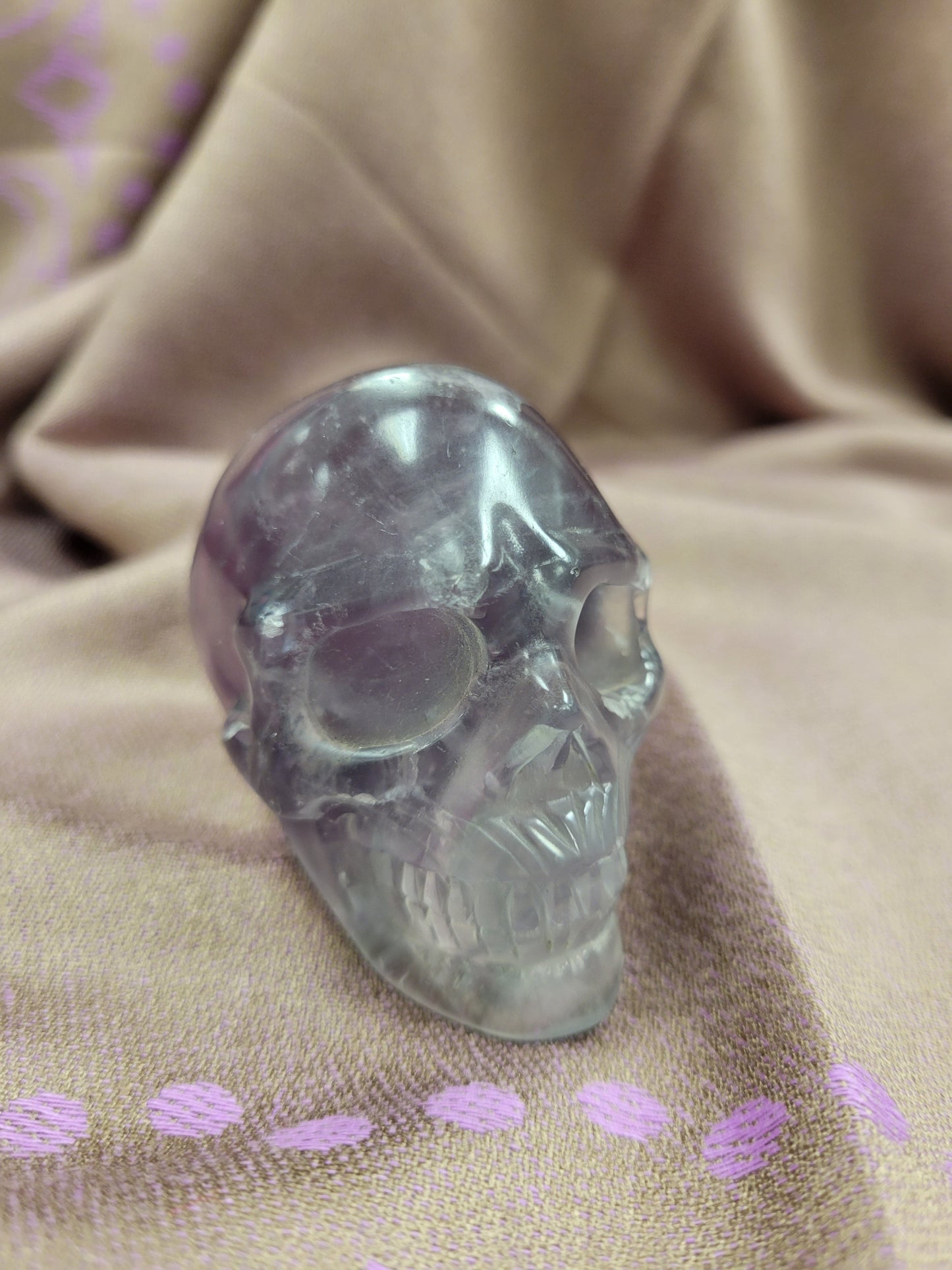 Small Fluorite Crystal Skulls