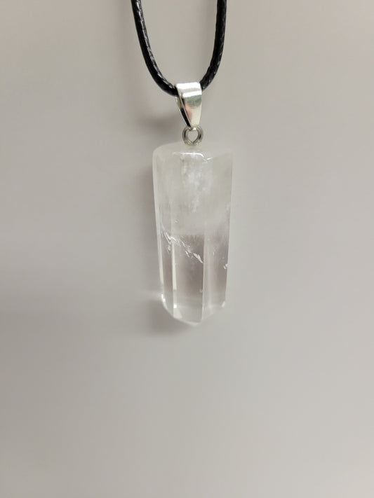 Clear Quartz Pendant Necklace