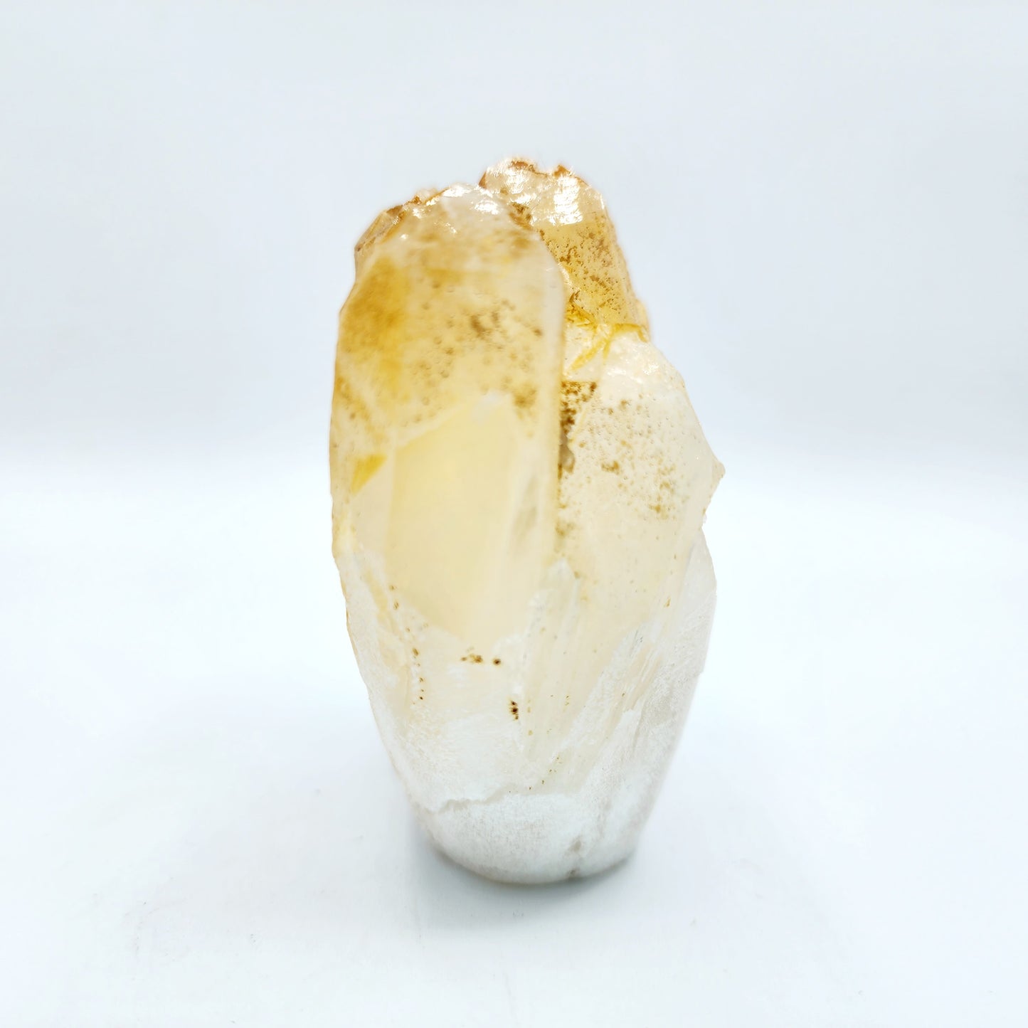 Clear Quartz (heat treated) Cluster Points Skull