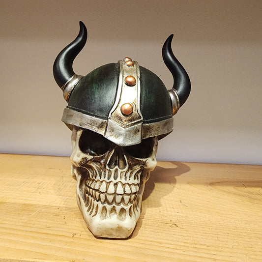 Viking Skull Figurine