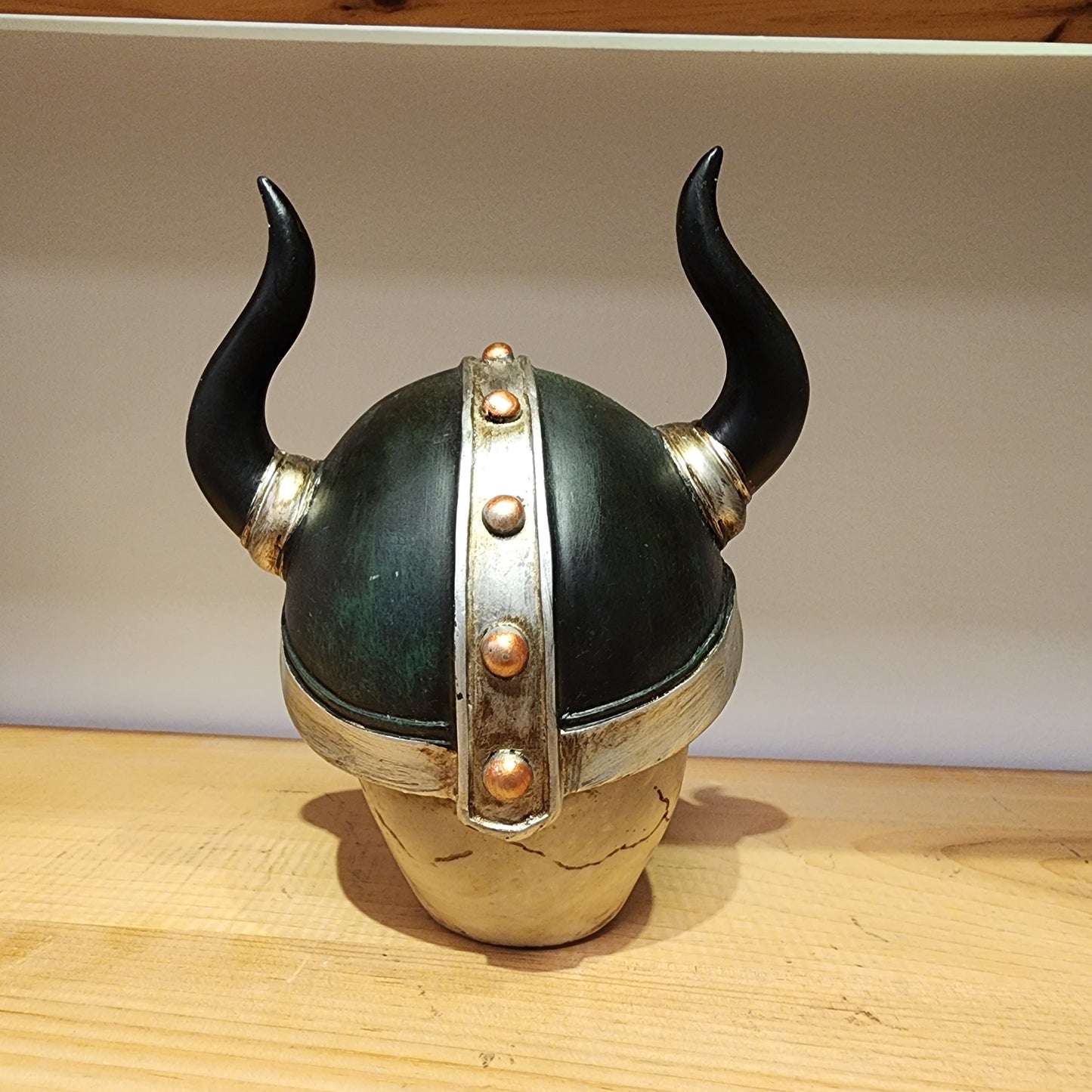 Viking Skull Figurine