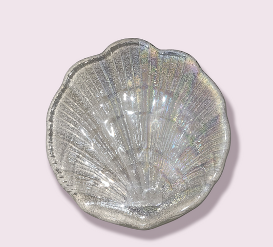 Aura Glass Shell Dish