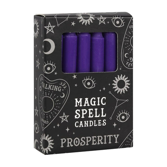 Purple 'Prosperity' Magic Spell Candles