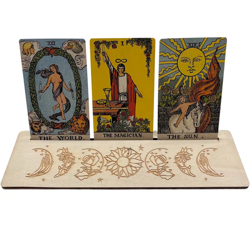 Wooden Tarot Card Holder