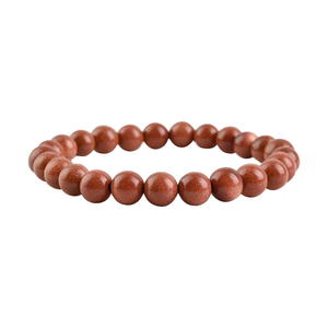 Gold Sandstone "Goldstone" Elastic Bead Bracelet