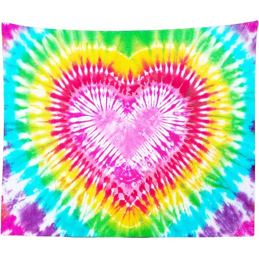 Colorful Tie-dye Hanging Wall Tapestry Decoration (Style Choices)
