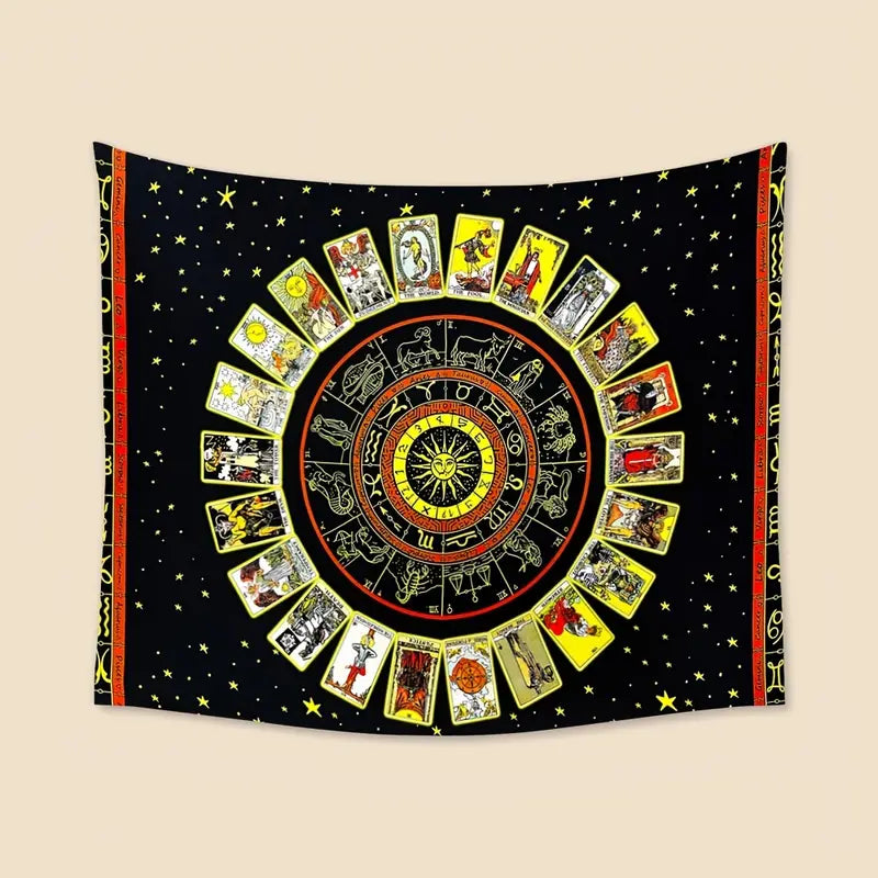 Divination Tarot Hanging Wall Tapestry Decoration