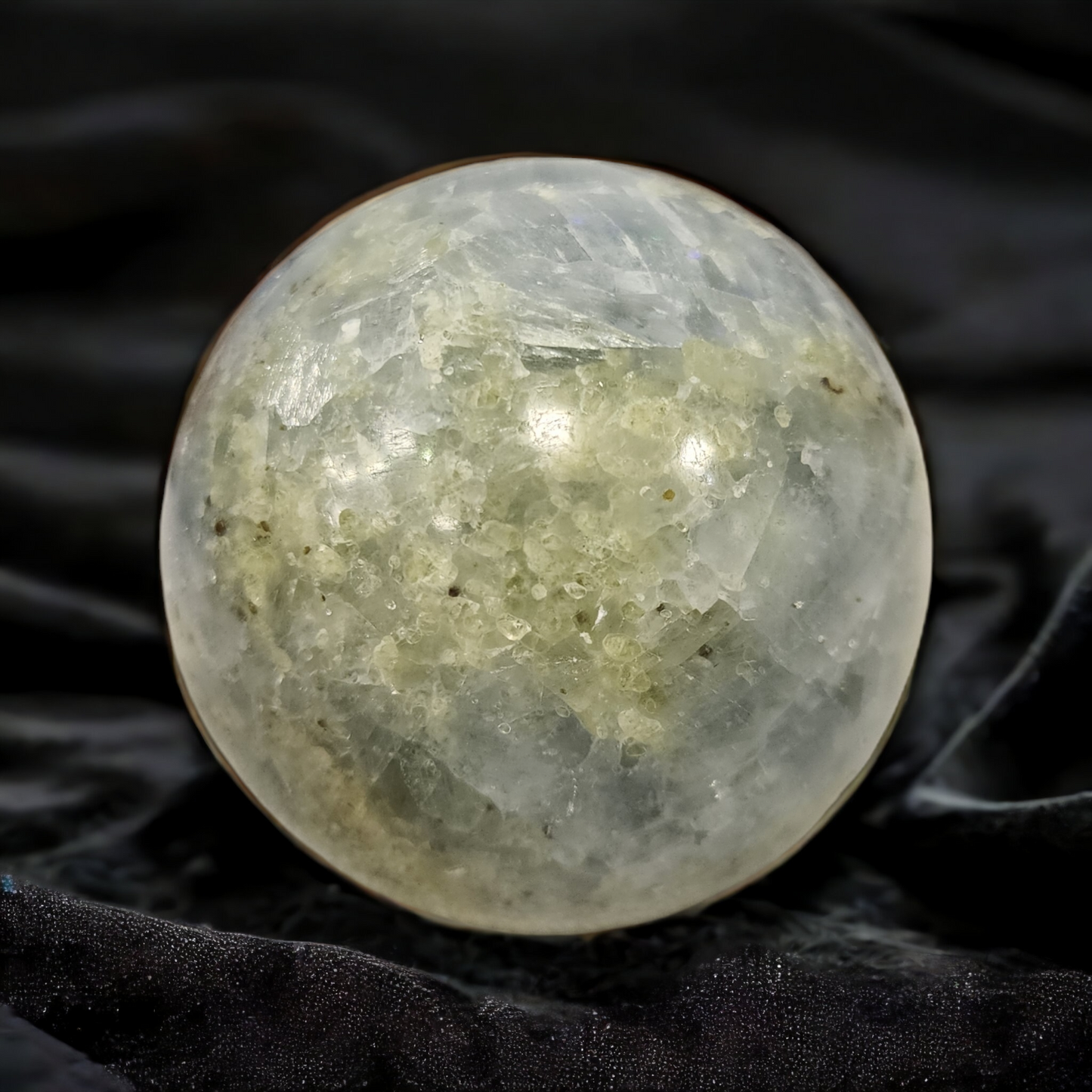 Kyanite & Peridot Sphere