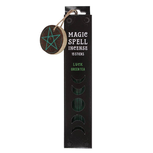 Green Tea 'Luck' Magic Spell Incense Sticks