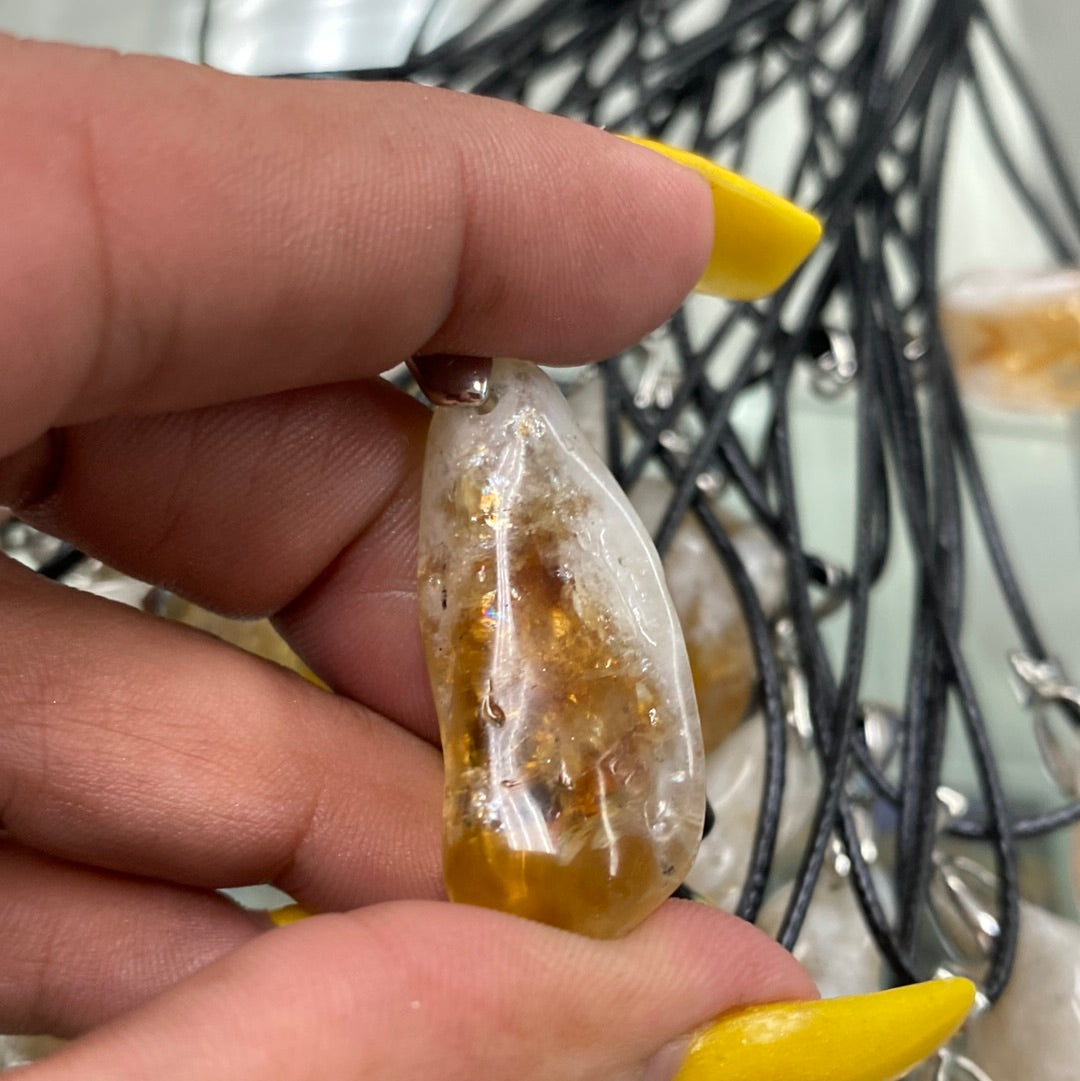 Citrine Polished Necklace